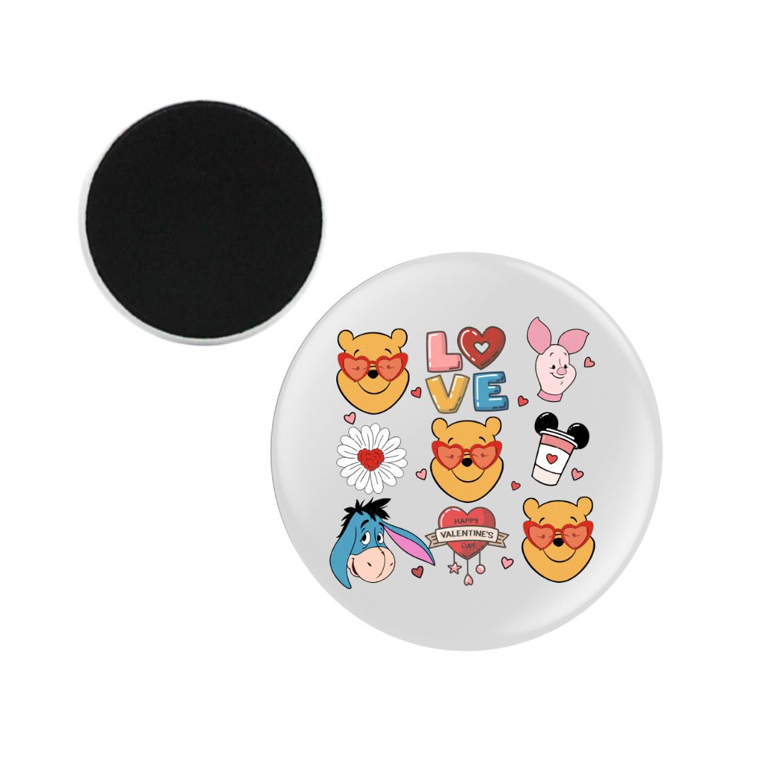 Disney - Magnet Winnie Friends Love