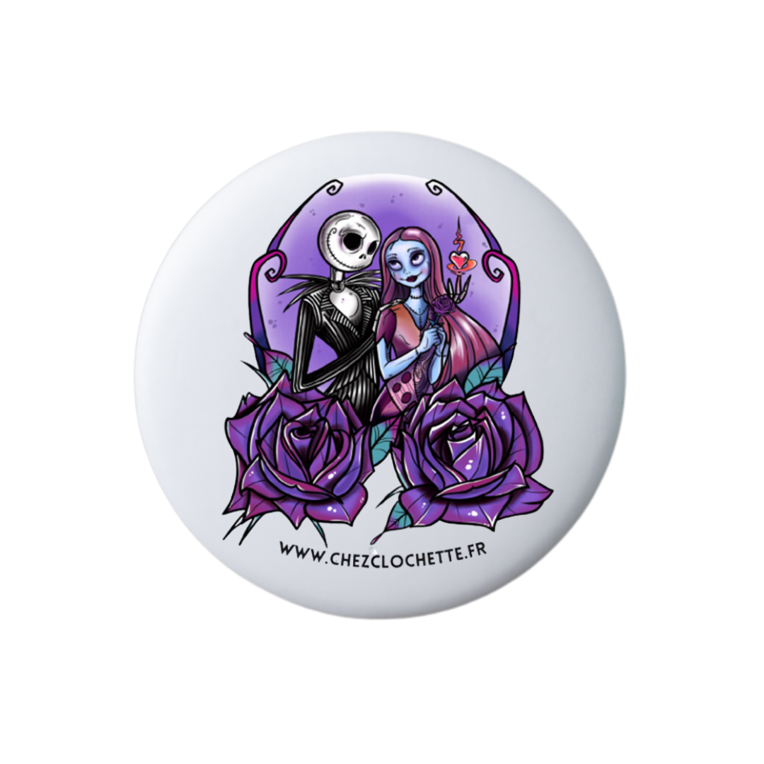 Disney - Badge Jack et Sally