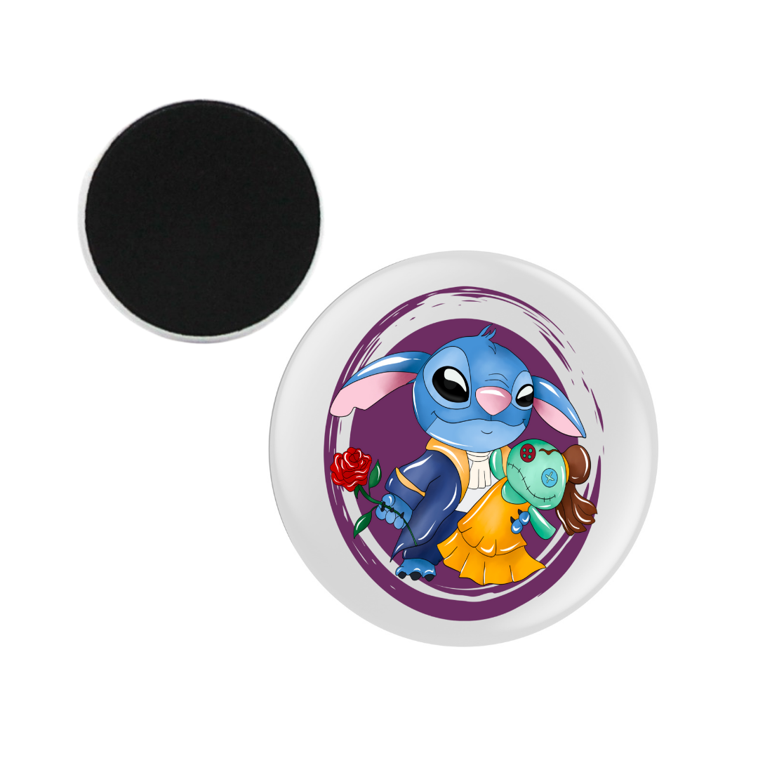 Disney - Magnet Stitch et Scrump La Belle et la Bête