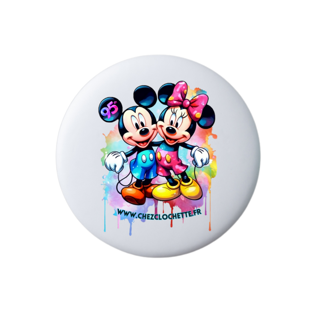 Disney - Badge Mickey et Minnie