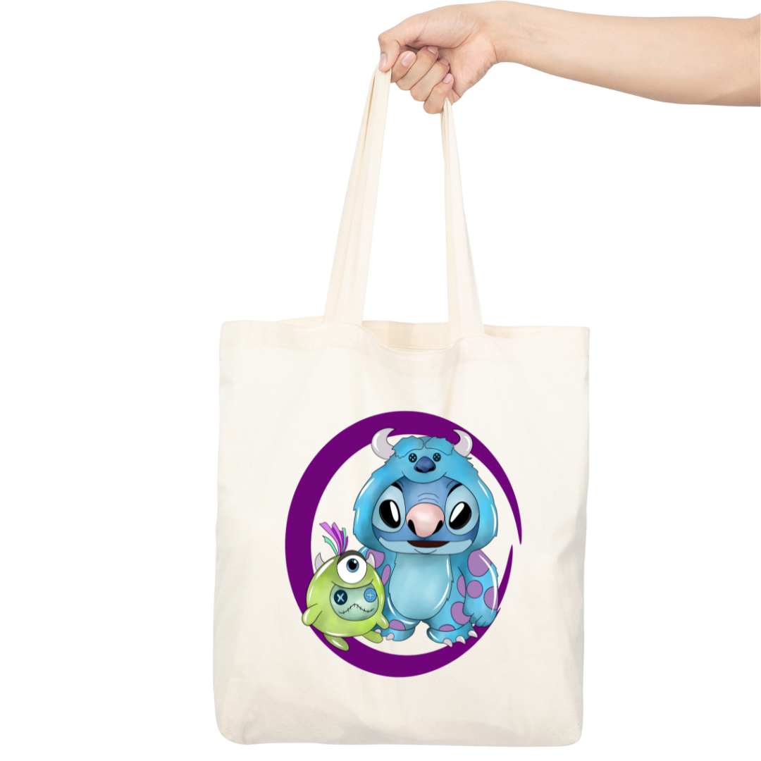 Disney - Tote Bag Stitch et Scrump Monstres et Cie