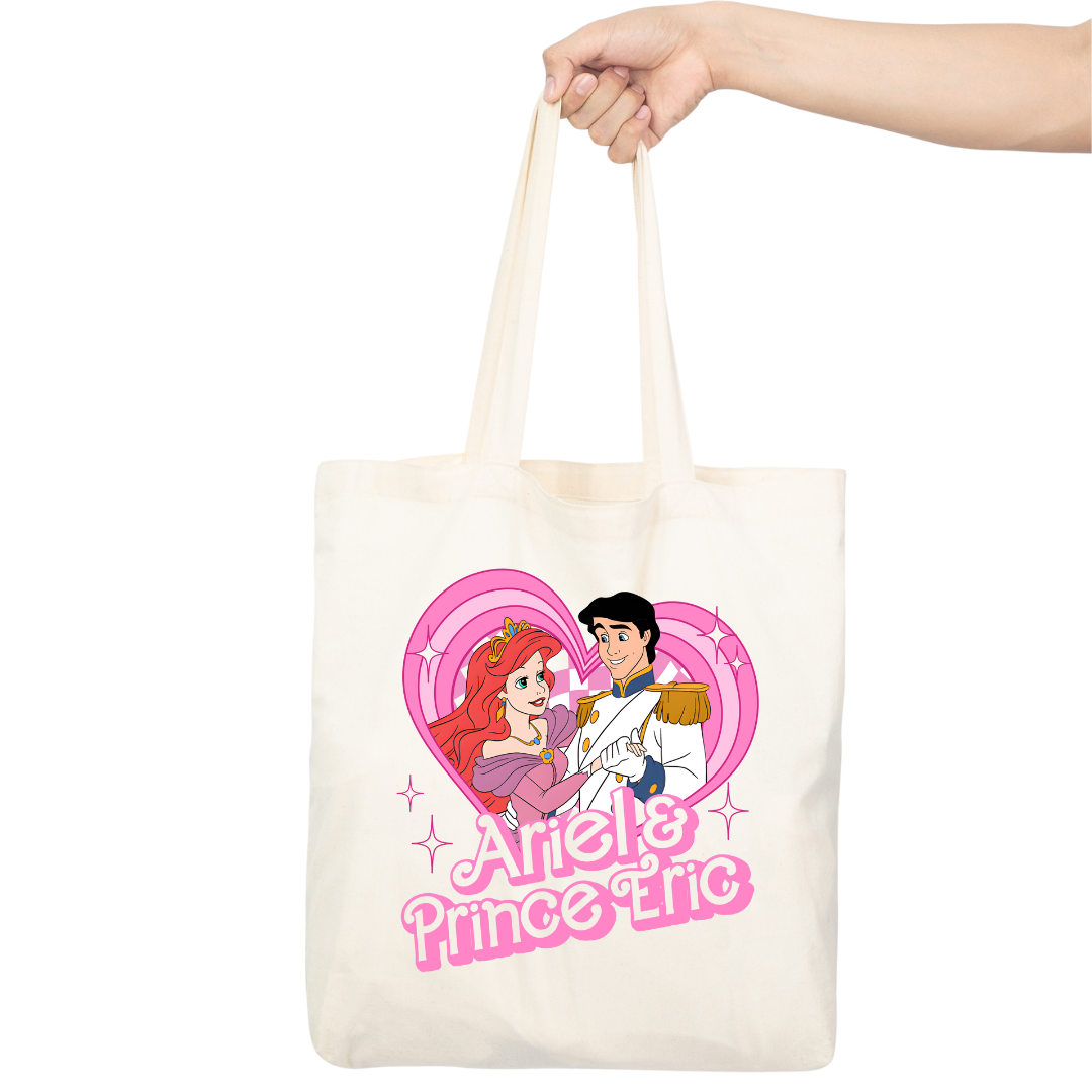 Disney - Tote Bag Ariel et Prince Eric
