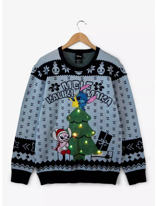 Pull de Noël Stitch et Angel Lumineux - Novembre 2025