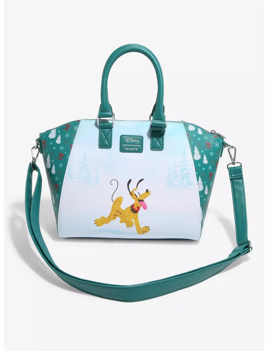 Disney - Sac à bandoulière Mickey et Minnie Snowman