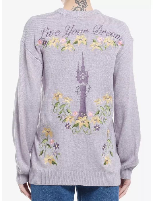 Disney - Tangled Rapunzel & Flowers cardigan