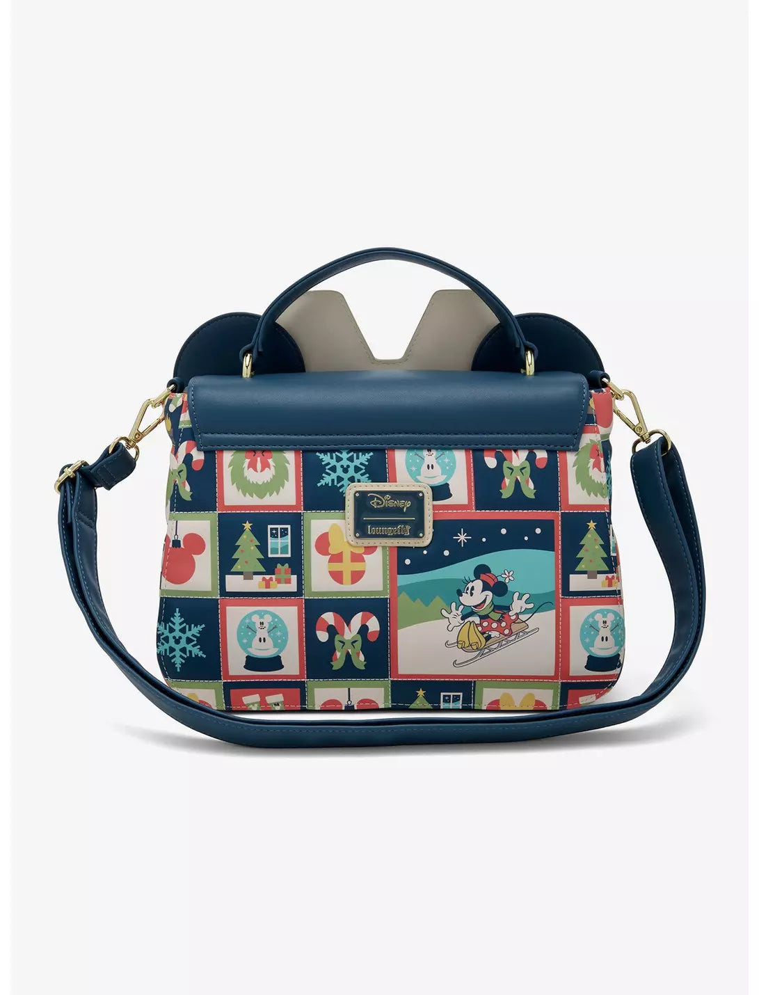 Sac à bandoulière Mickey et Minnie snow