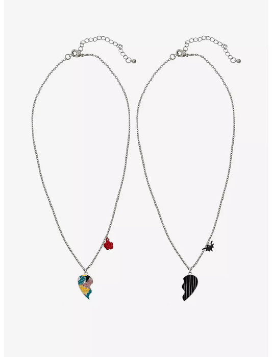 Coffret Colliers Cœur Jack & Sally - L'Étrange Noël de Monsieur Jack