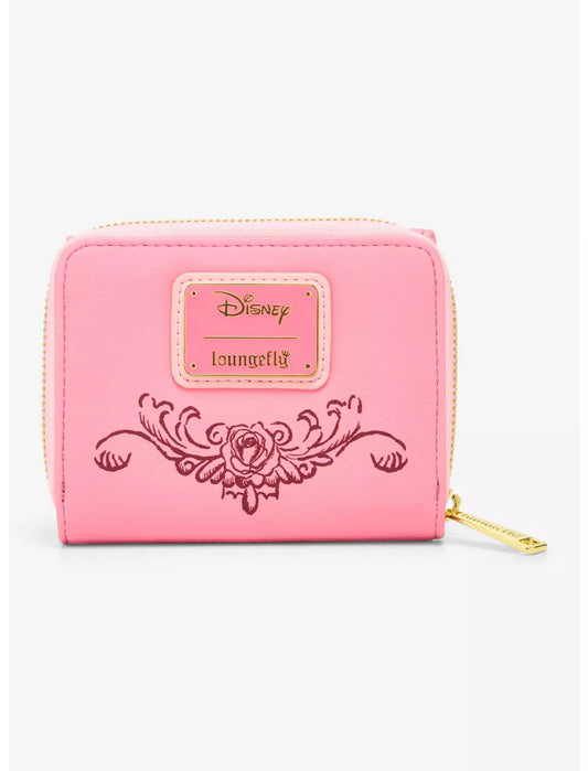 Portefeuille Belle et la bête roses