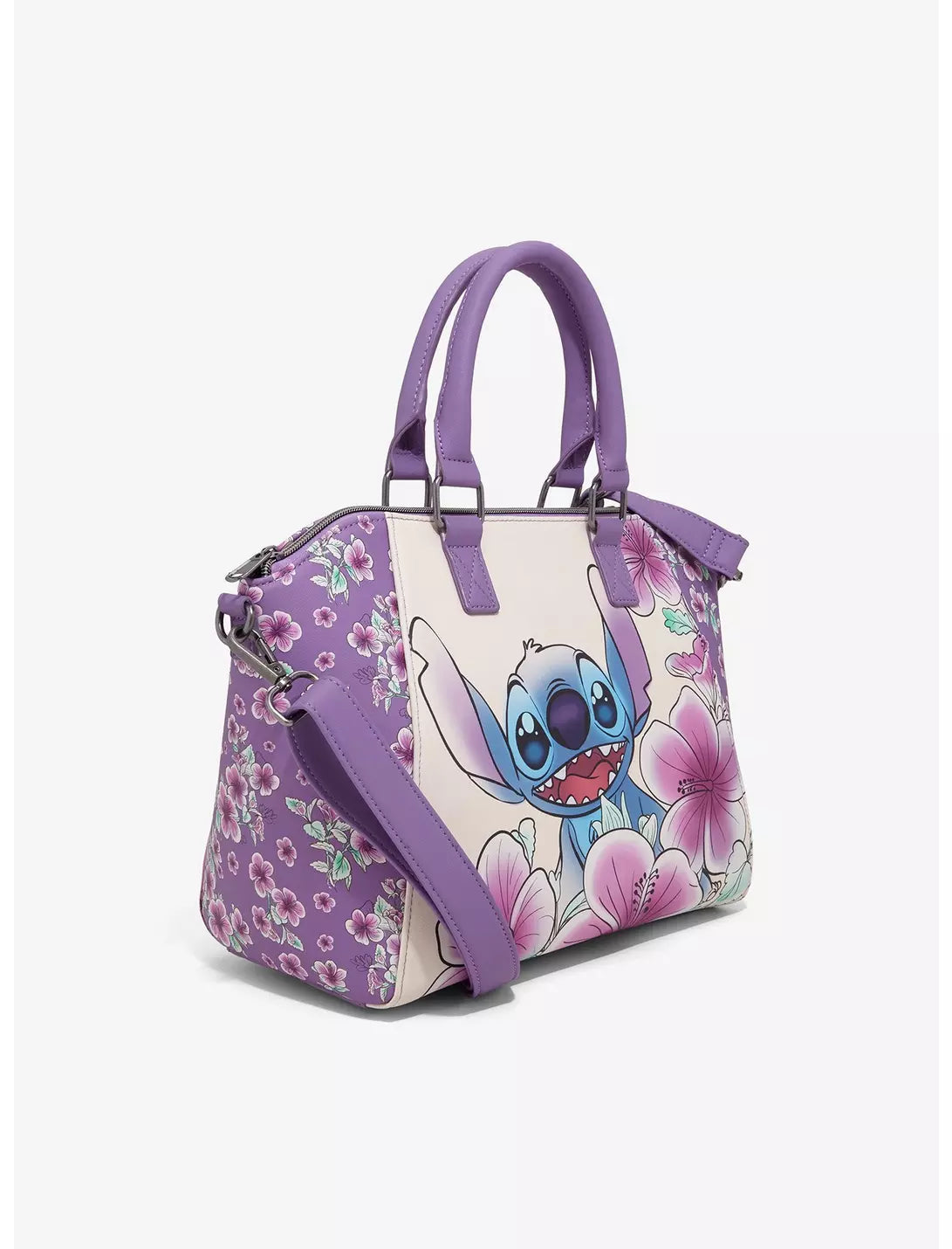 Sac à bandoulière Stitch hibiscus