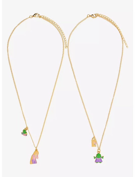 Ensemble de colliers Disney Raiponce et Pascal