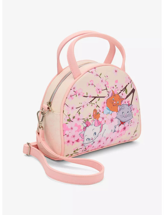 Sac à bandoulière les Aristochats fleurs de cerisier