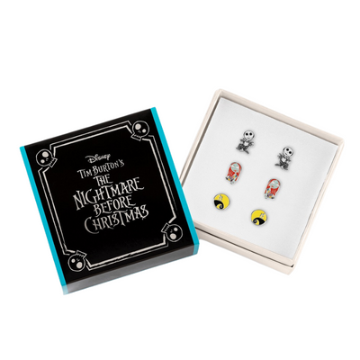 Set de 3 paires de boucles d'oreilles l'étrange noël de Mr Jack