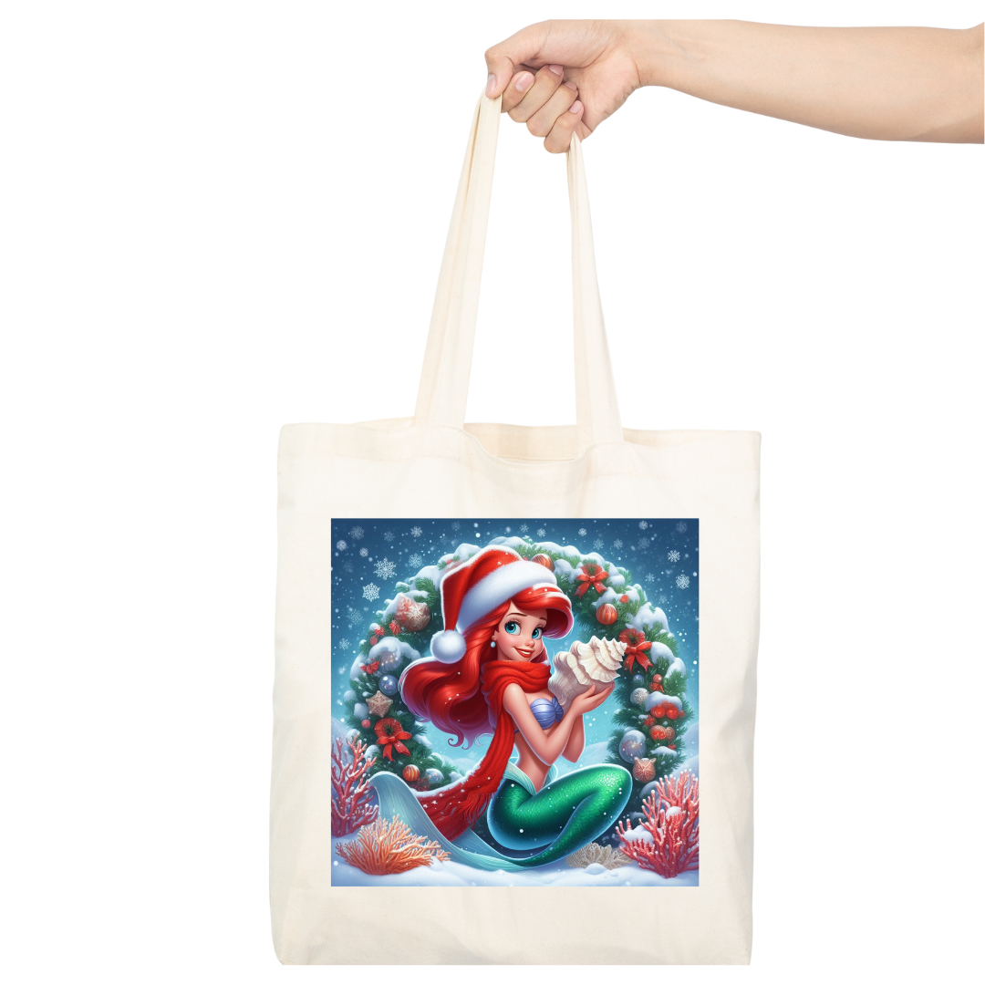 Disney - Tote Bag Ariel Christmas