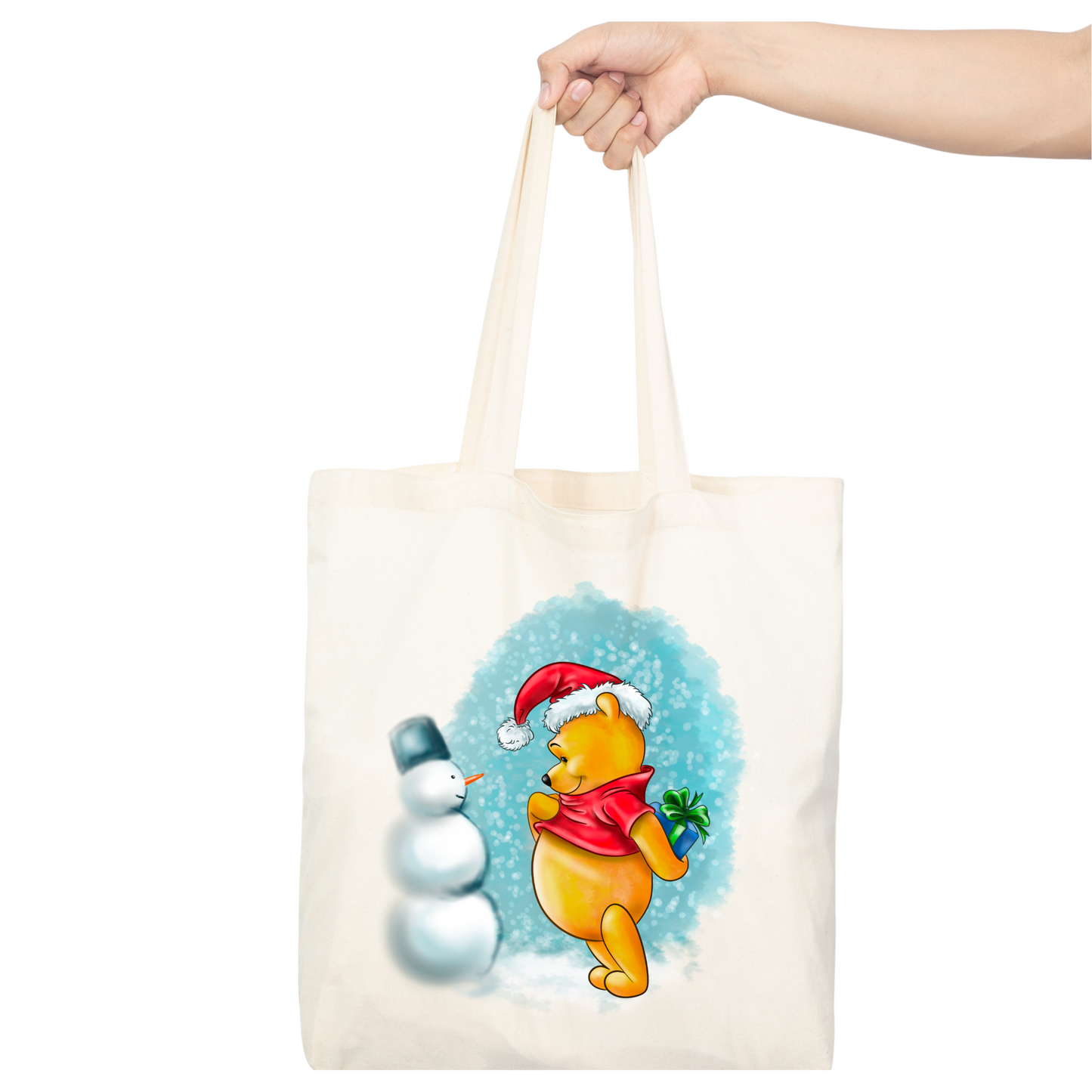 Disney - Tote Bag Winnie l'ourson et le bonhomme de neige