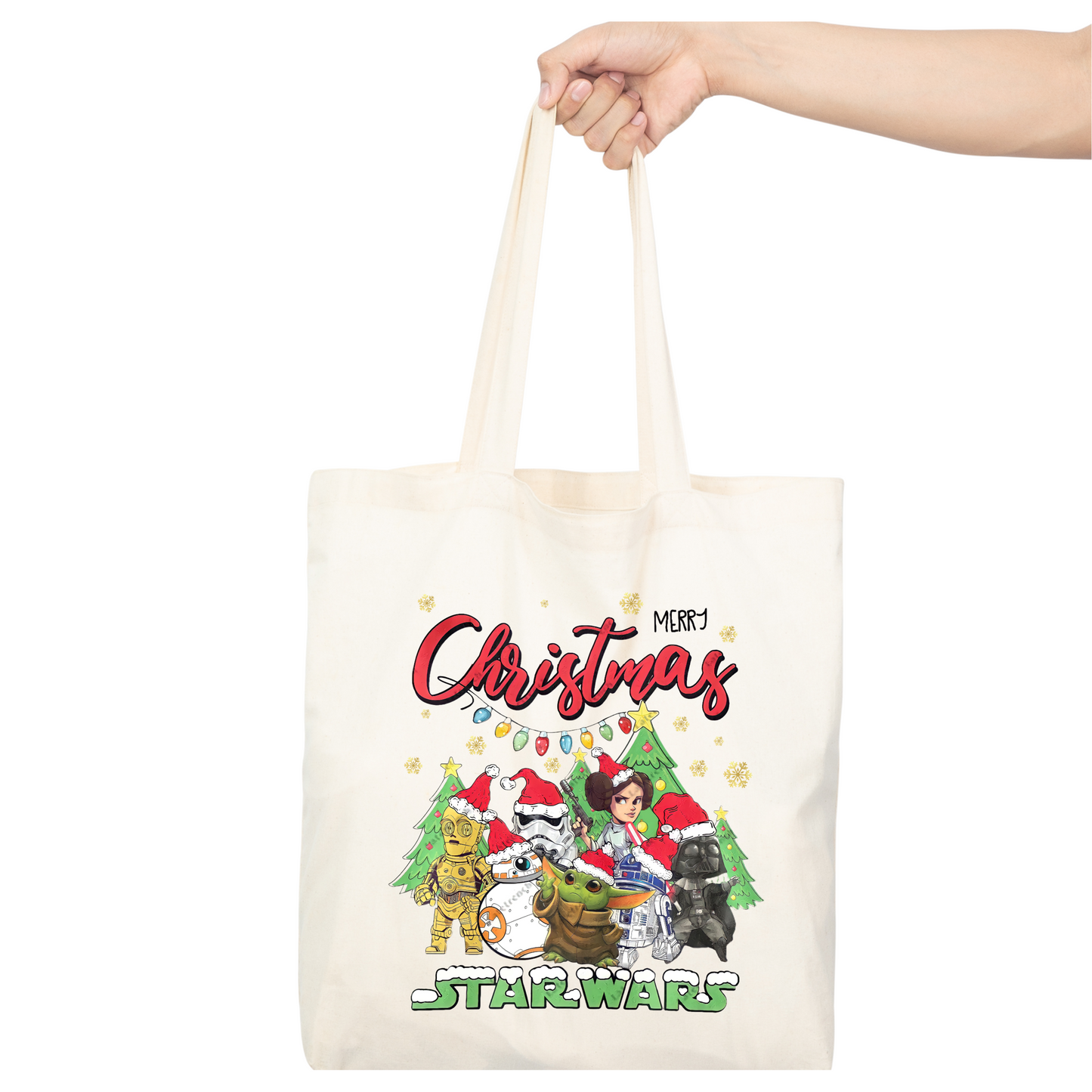 Star Wars - Merry Christmas Star Wars Tote Bag