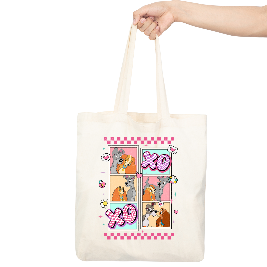 Disney - Tote Bag La Belle et le Clochard Cadres