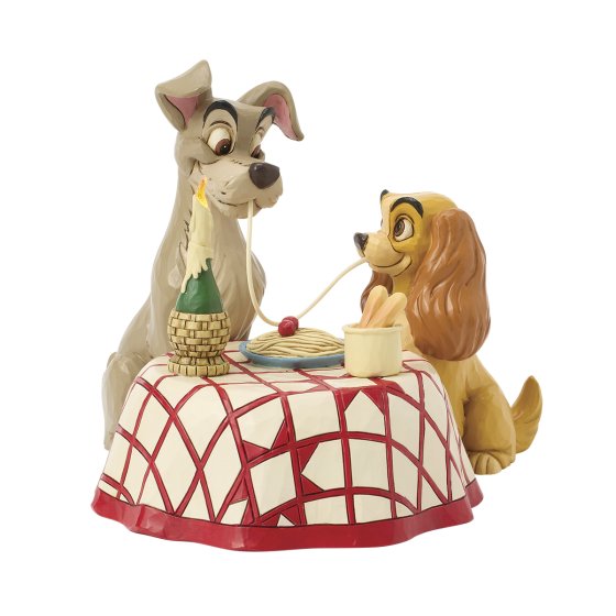 Figurine La Belle et le Clochard spaghettis - Arrivage sur Novembre 2025