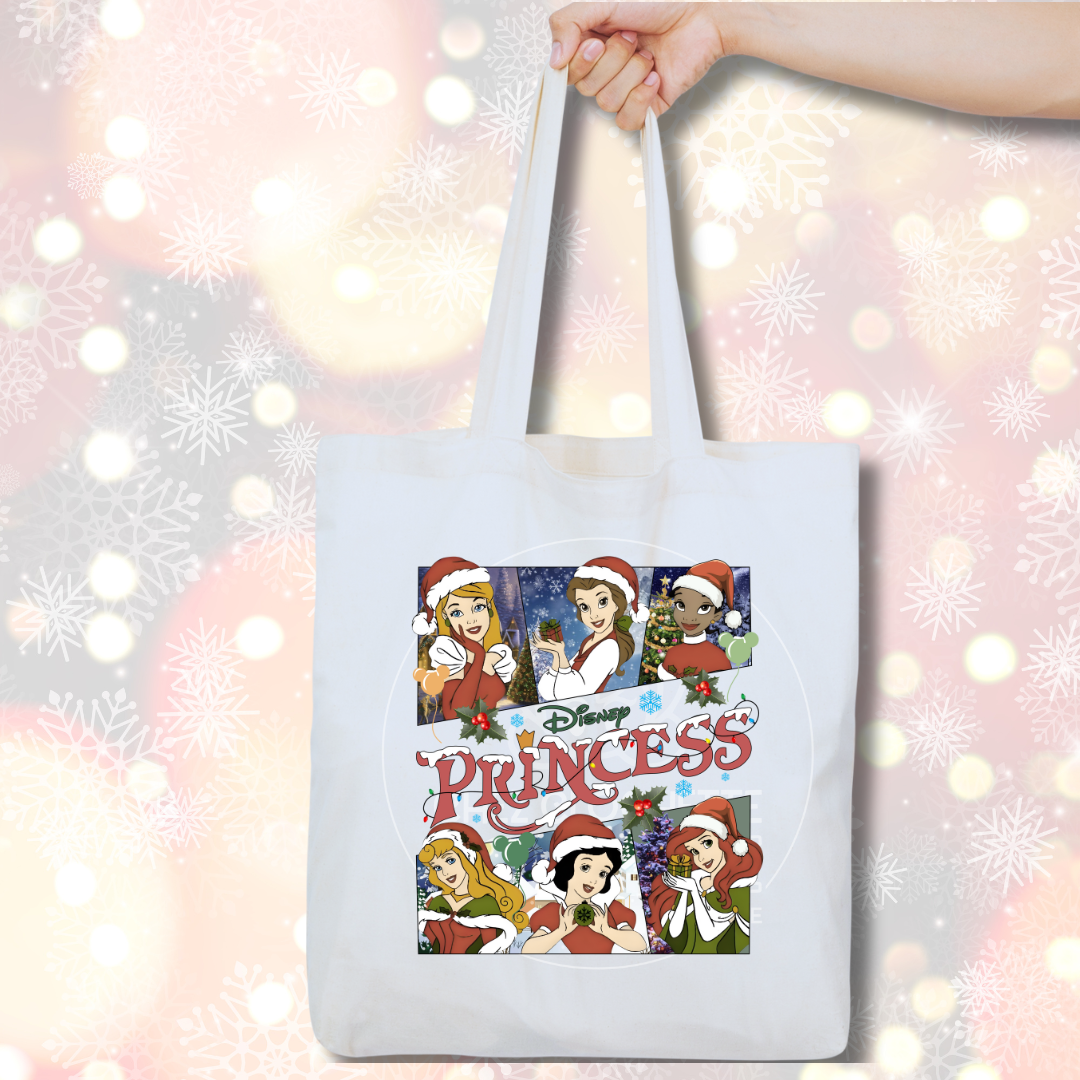 Disney - Tote Bag Princesses de Noël