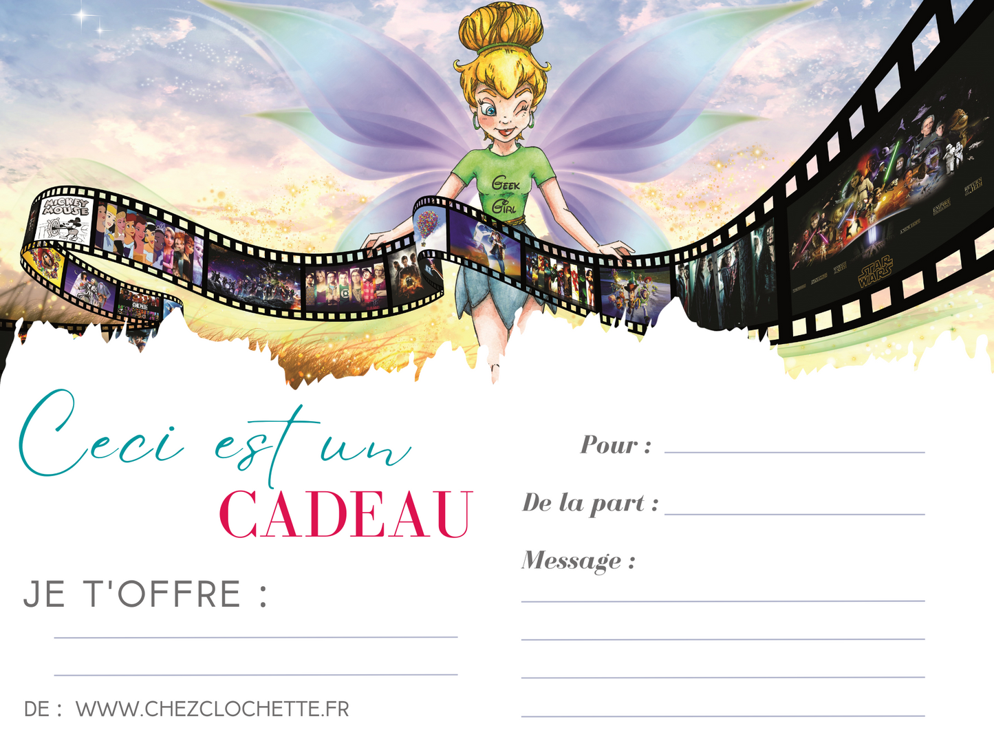 Gift Card Chez Clochette boutique