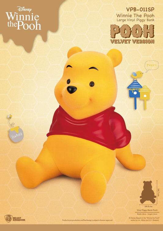 WINNIE THE POOH - Winnie "Versione Velluto" - Salvadanaio 34cm
