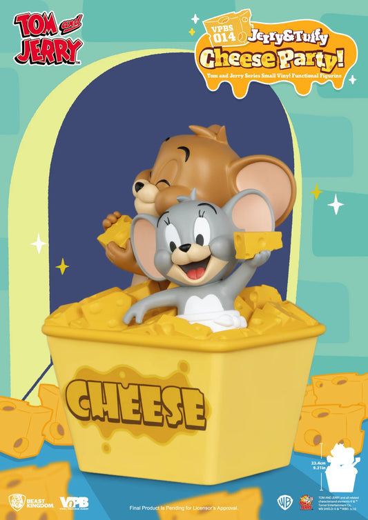 TOM & JERRY - "Jerry & Tuffy Cheese Party" - Tirelire 23.4cm - Précommande Août 2026