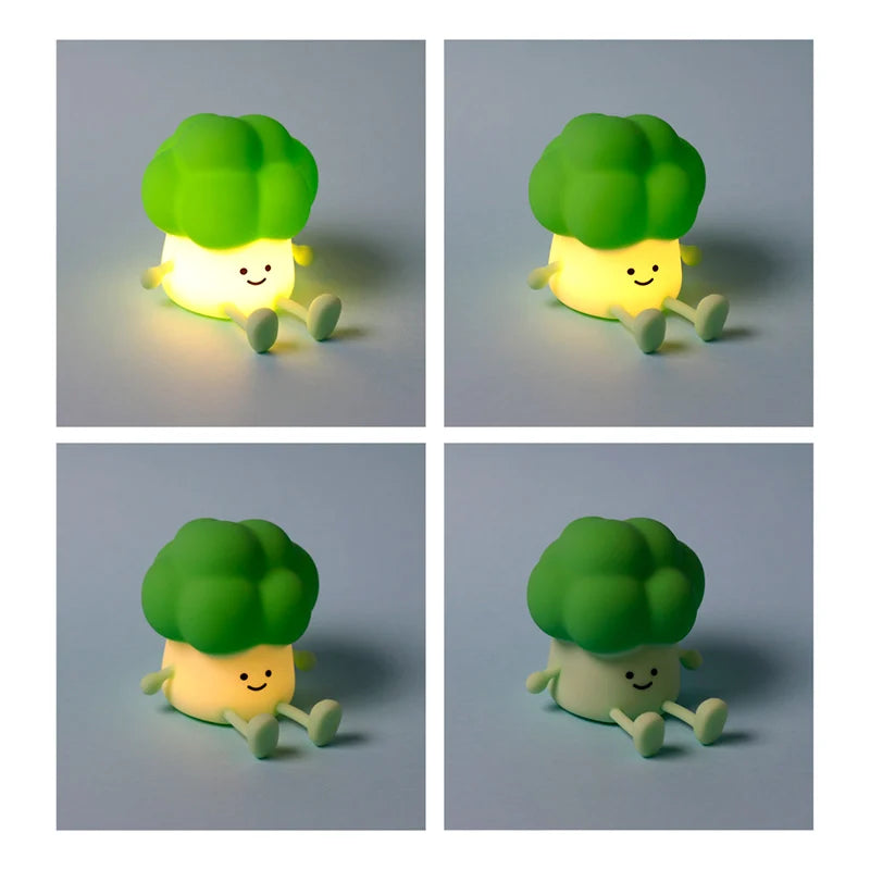 KAWAII - Broccoli - Lampe Rechargeable & Support Téléphone 11cm - Fin Janvier 2026