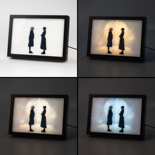 MERCREDI & ENID - Ophelia Hall - Cadre Lumineux LED 28x20x5cm