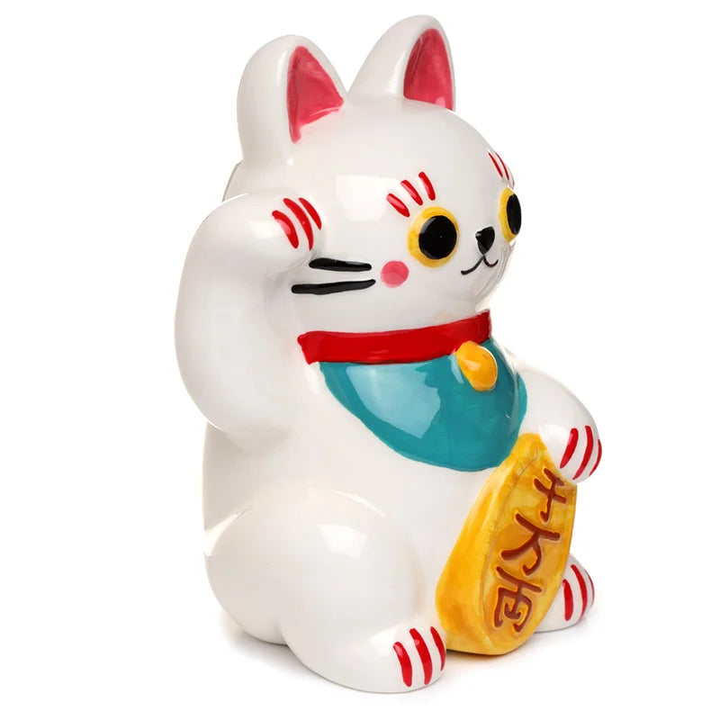 MANEKI-NEKO - Blanc - Tirelire 15cm - Fin Janvier 2026