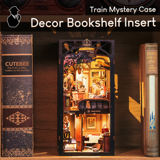 BOOK NOOK KIT - DIY - Le Train Mystère - 338pc + Eclairage LED