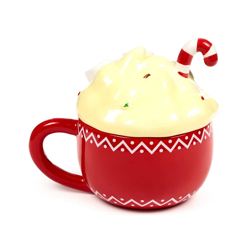 KAWAII - Chocolat Chaud - Mug + Couvercle 3D 325ml - Fin Janvier 2026