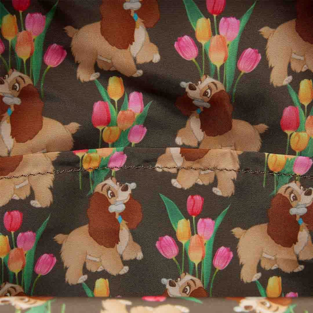 Sac à dos La Belle et le Clochard champ de tulipes