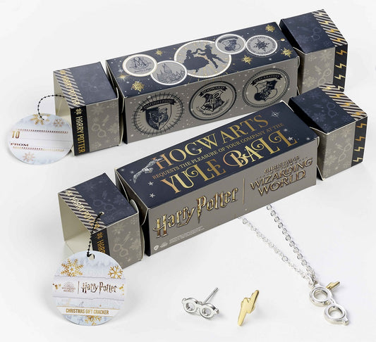 HARRY POTTER - Cracker Cadeau - Collier & Boucles d'Oreilles Lunettes