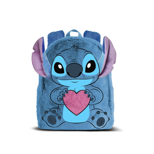 STITCH - Love - Mini Sac à Dos Fourrure '25x21x12cm' - 10/12 jours ouvrés