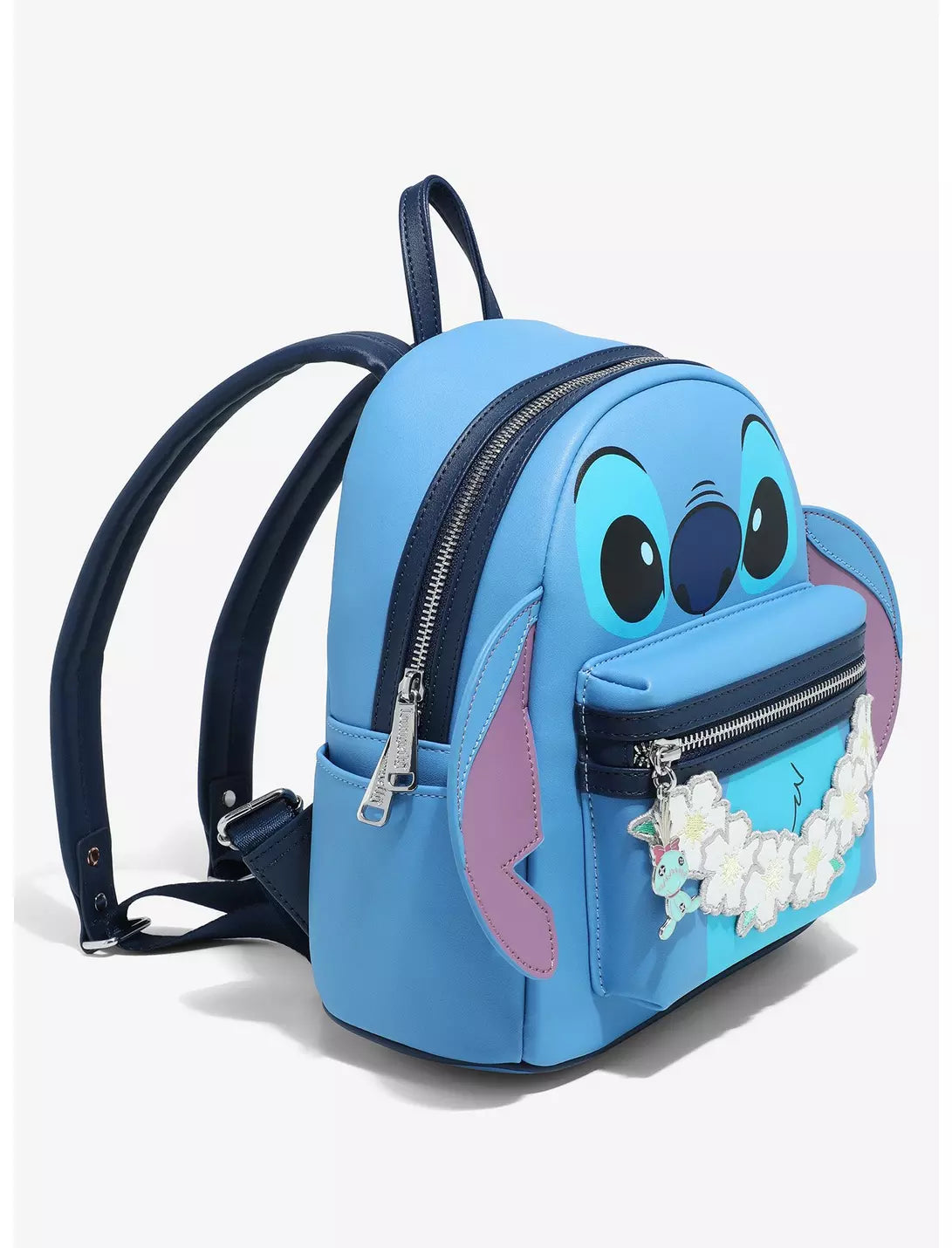 Disney - Mini Sac à Dos Stitch avec couronne de Fleurs