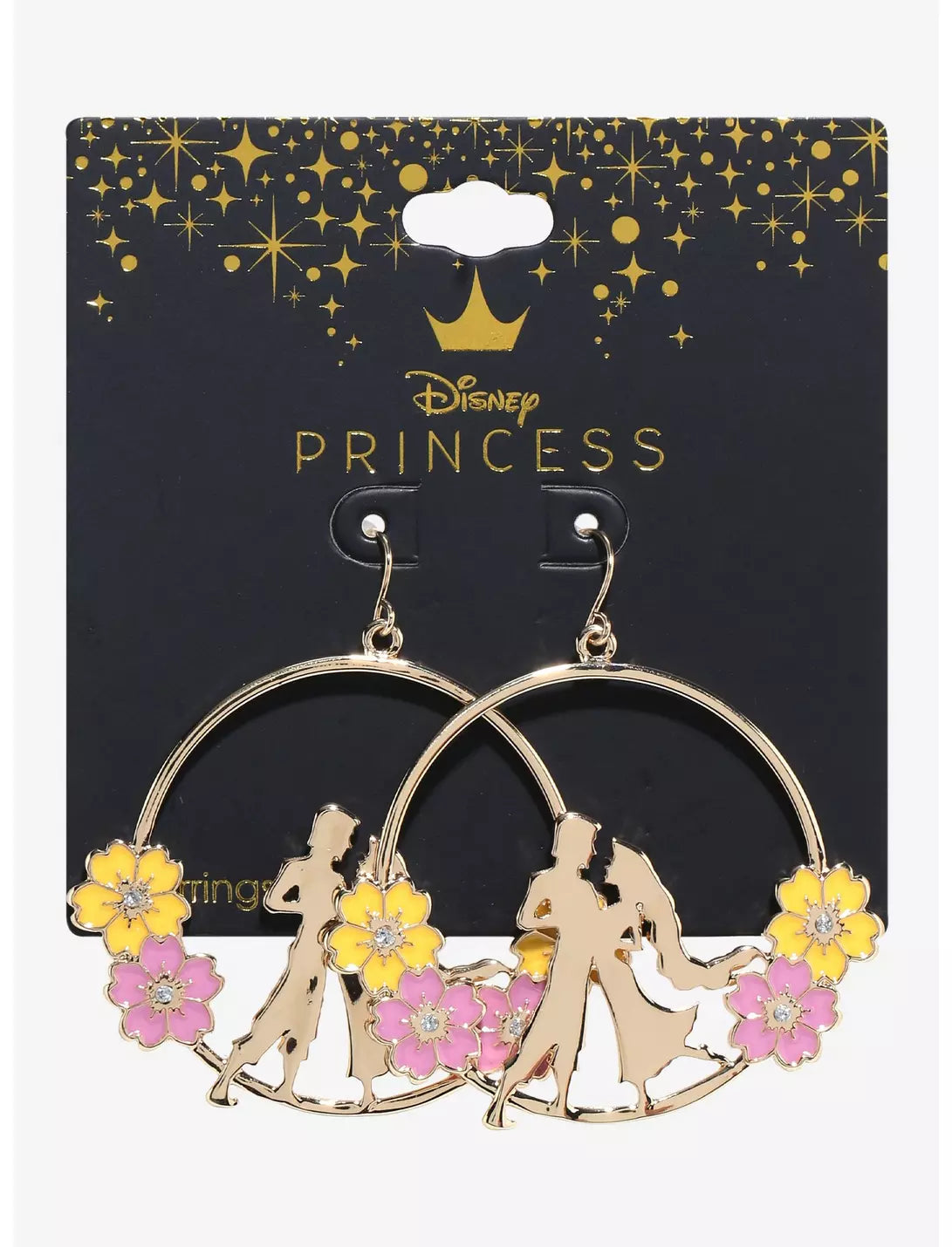 Boucles d'oreilles créoles  Raiponce et Flynn