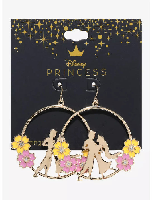 Boucles d'oreilles créoles  Raiponce et Flynn