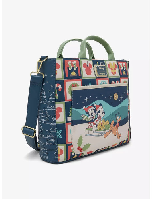 Tote bag Mickey et Minnie snow