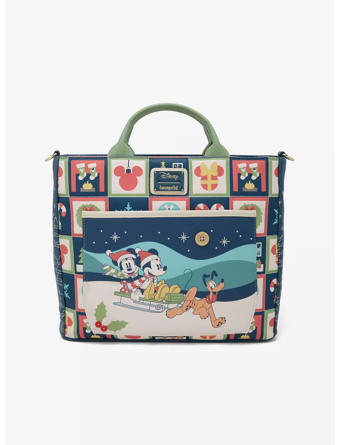 Tote bag Mickey et Minnie snow