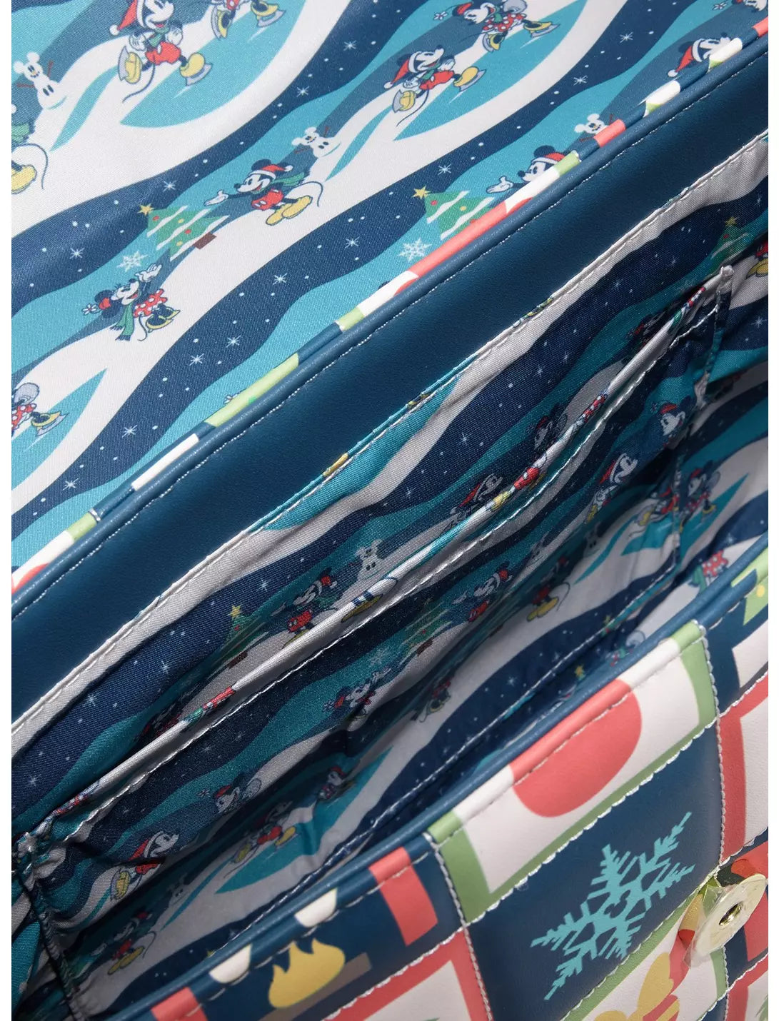 Sac à bandoulière Mickey et Minnie snow