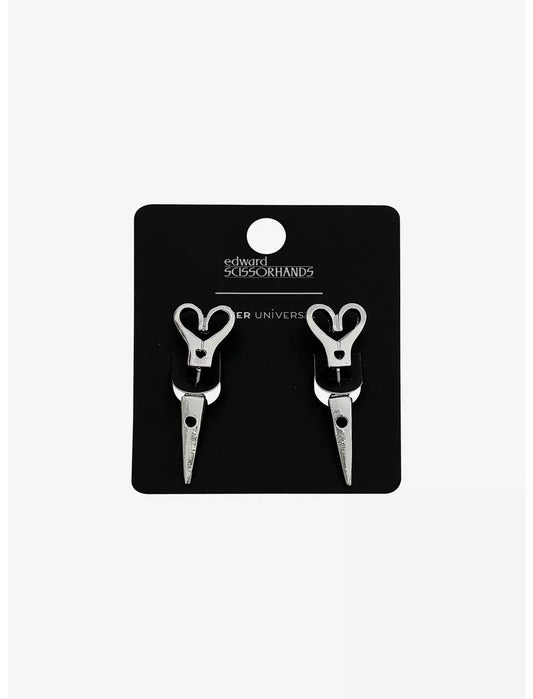 Boucles d'oreilles Edward aux mains d'argent (Ciseaux avant/arrière)