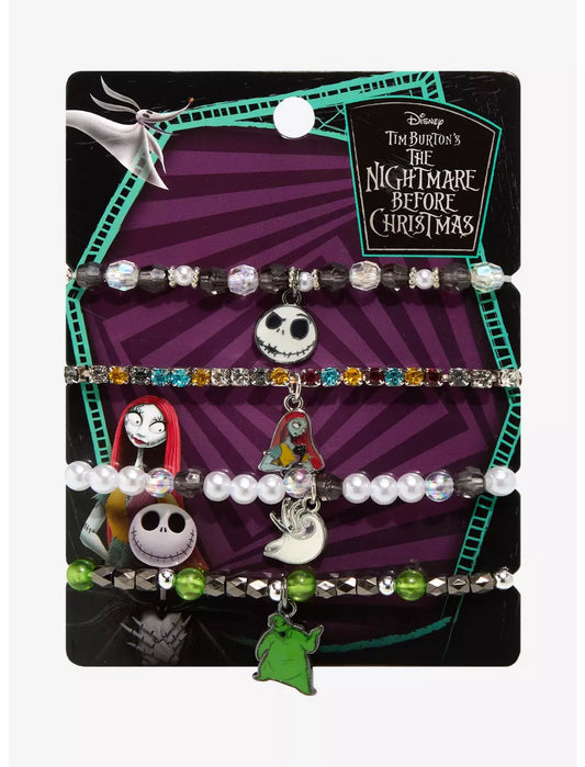 Ensemble de bracelets à perles L'Étrange Noël de Monsieur Jack