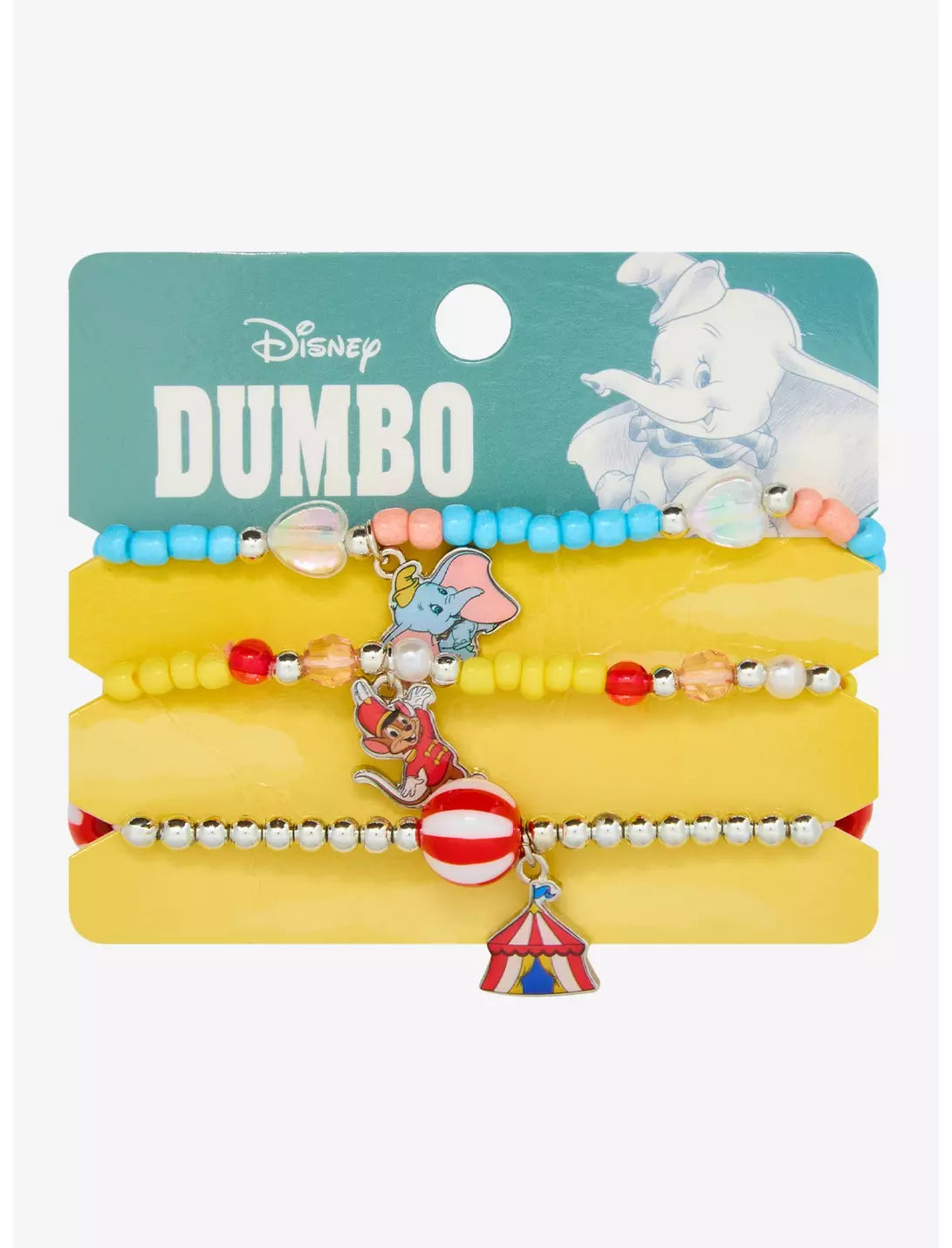 Ensemble de bracelets à perles Disney Dumbo