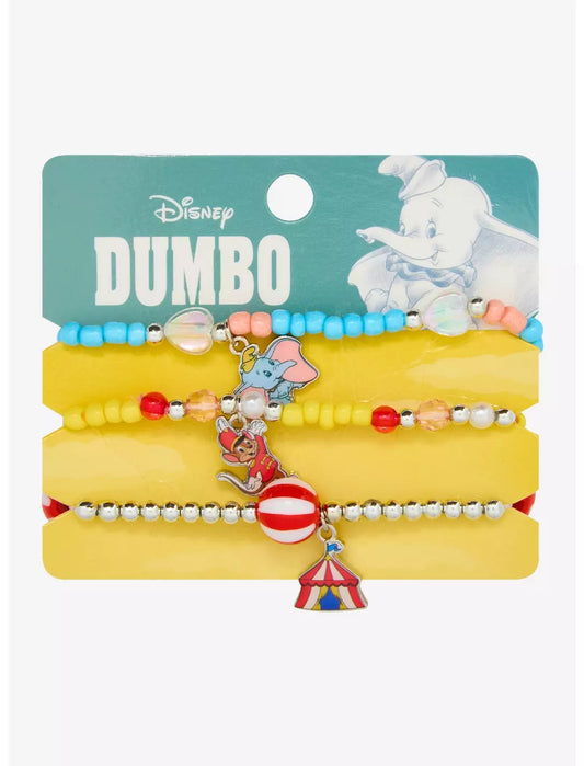 Ensemble de bracelets à perles Disney Dumbo