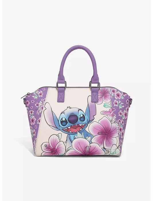 Sac à bandoulière Stitch hibiscus