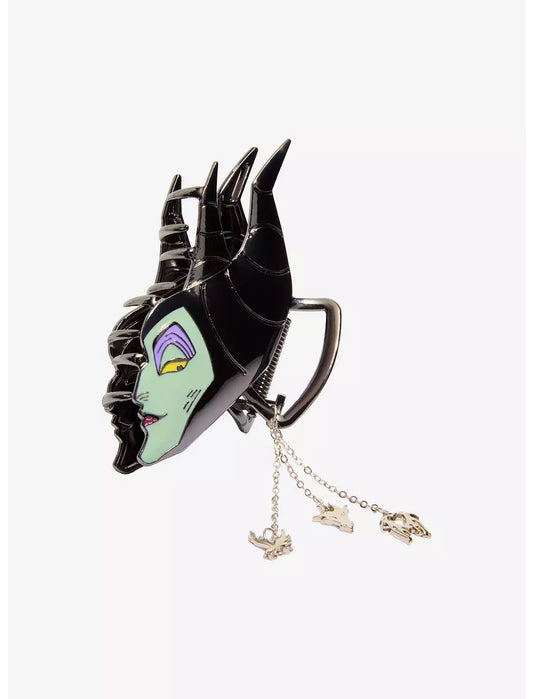 Pince à cheveux en métal à l'effigie de Maléfique