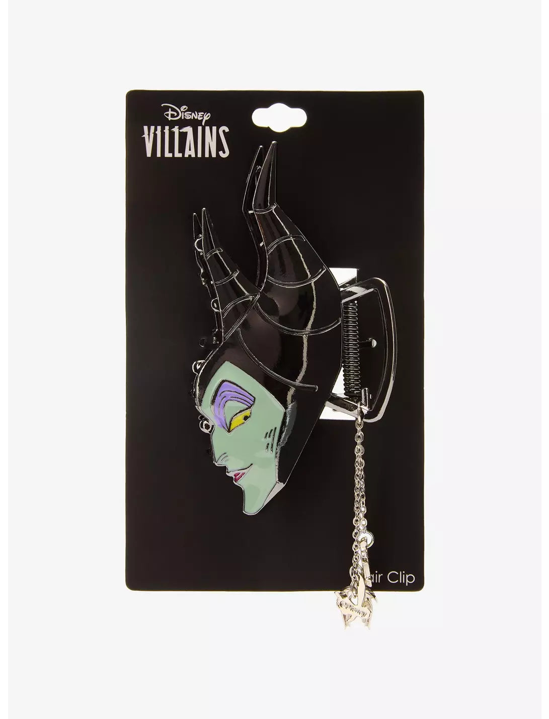 Pince à cheveux en métal à l'effigie de Maléfique