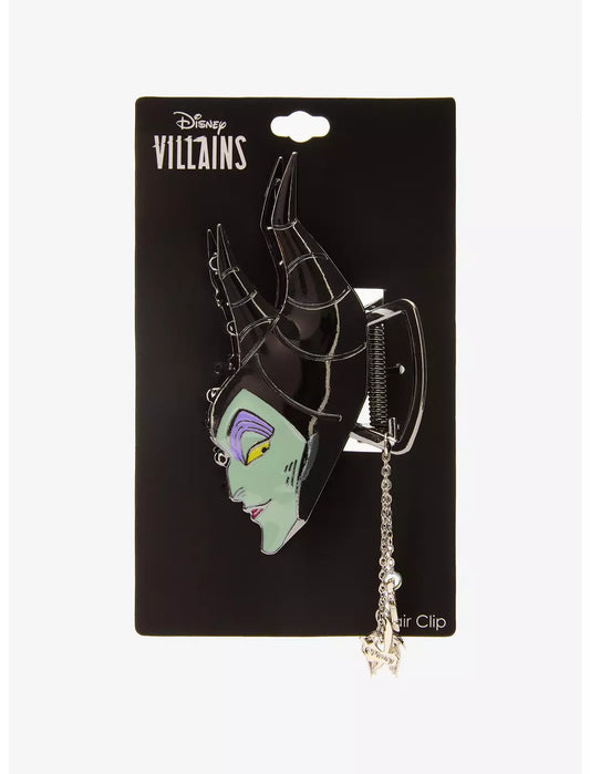 Pince à cheveux en métal à l'effigie de Maléfique