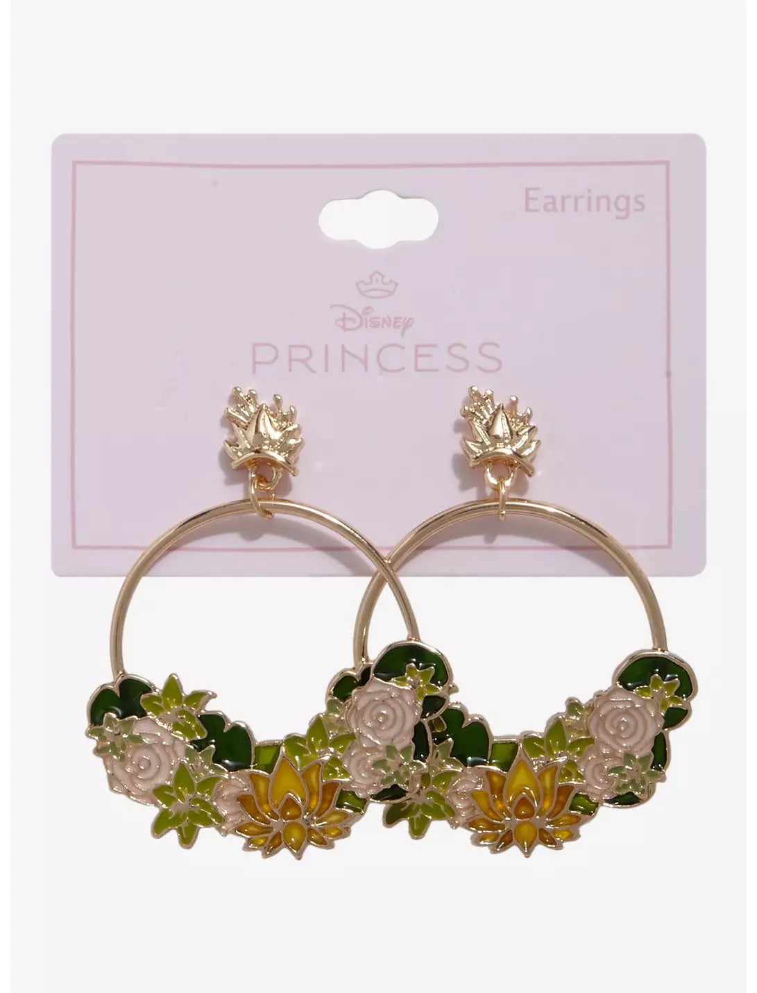 Boucles d'oreilles créoles florales Tiana