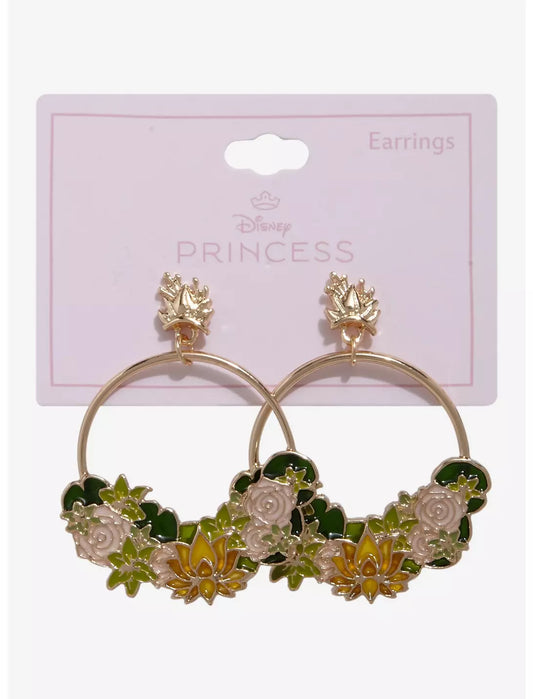 Boucles d'oreilles créoles florales Tiana