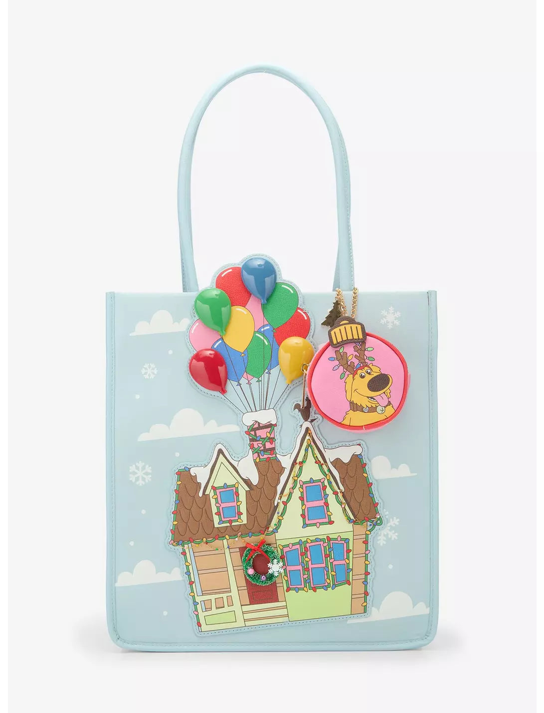 Ensemble Tote Bag + Portefeuille là Haut Holidays